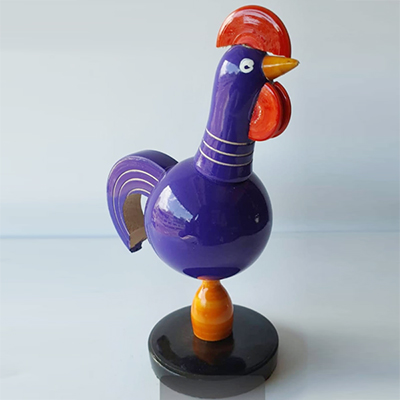 "Etikoppaka Wooden Cock Code-A-28 - Click here to View more details about this Product